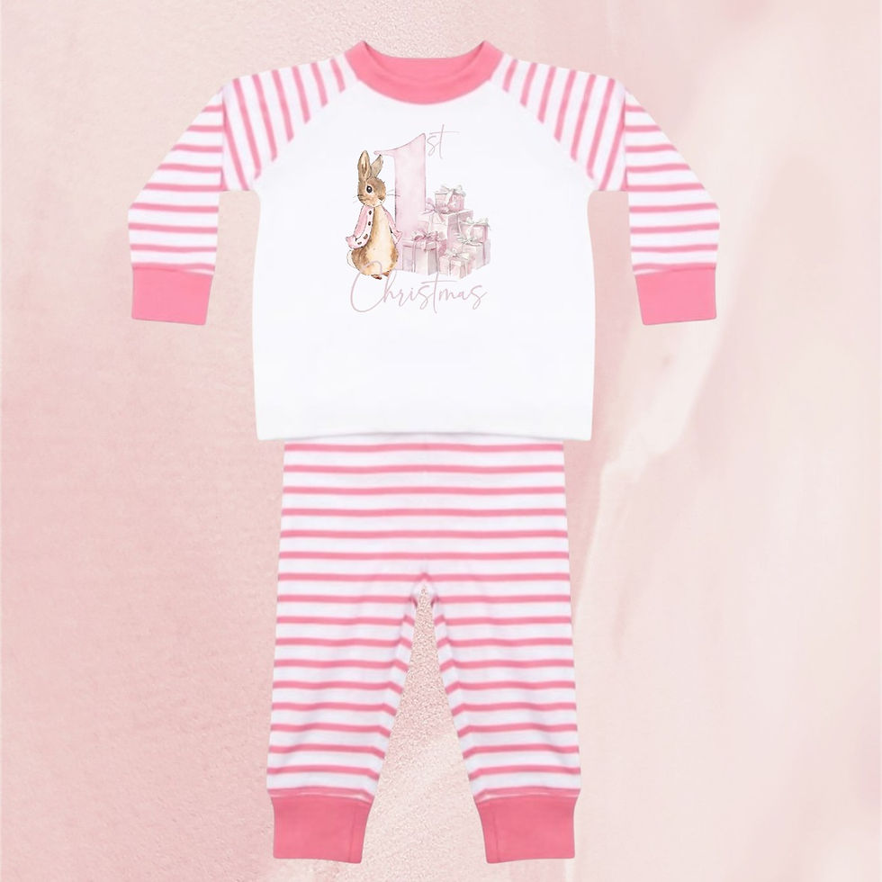 Thumbnail: Kids Candyfloss Pink PJs - Various Designs