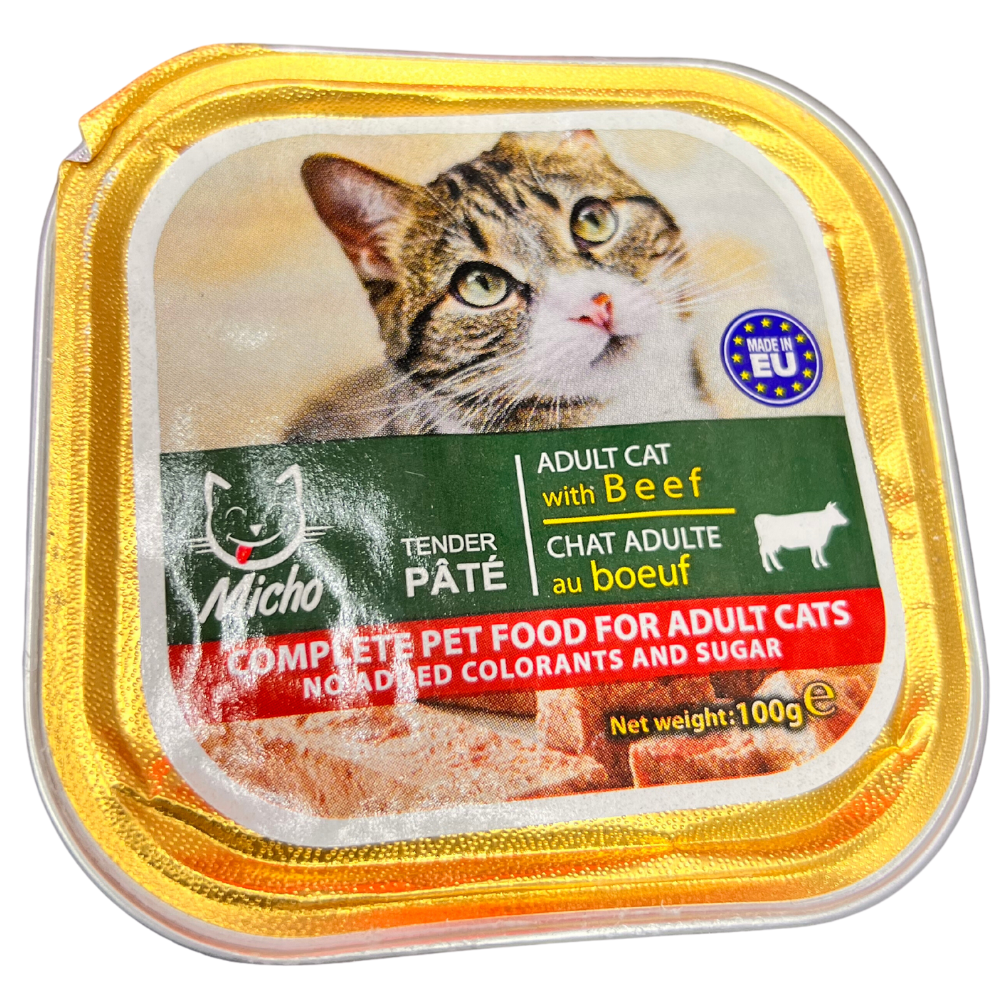 Pâtées Micho : Gourmandise saine pour votre chat.