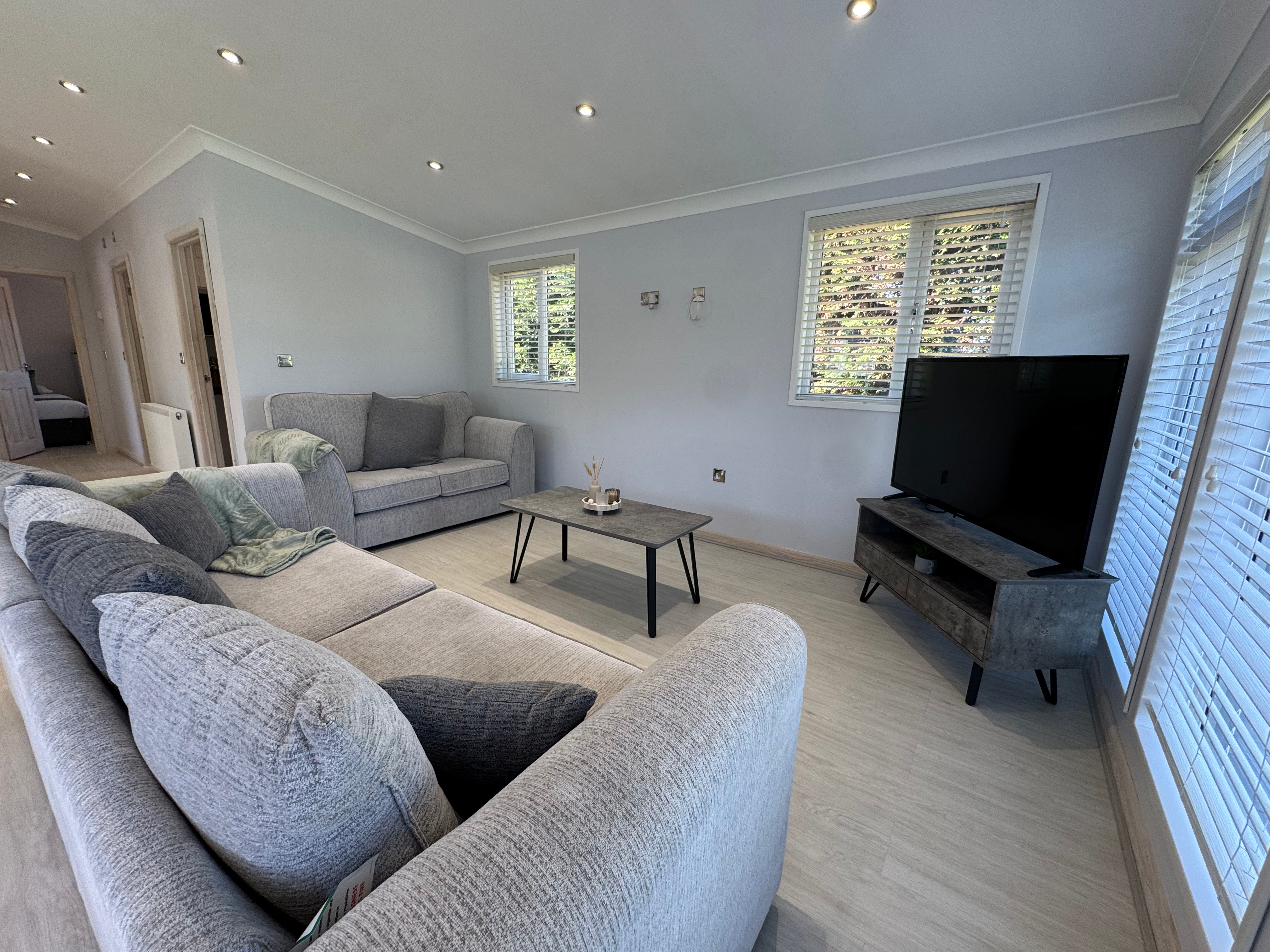 Yorkshire Bespoke lodge living area