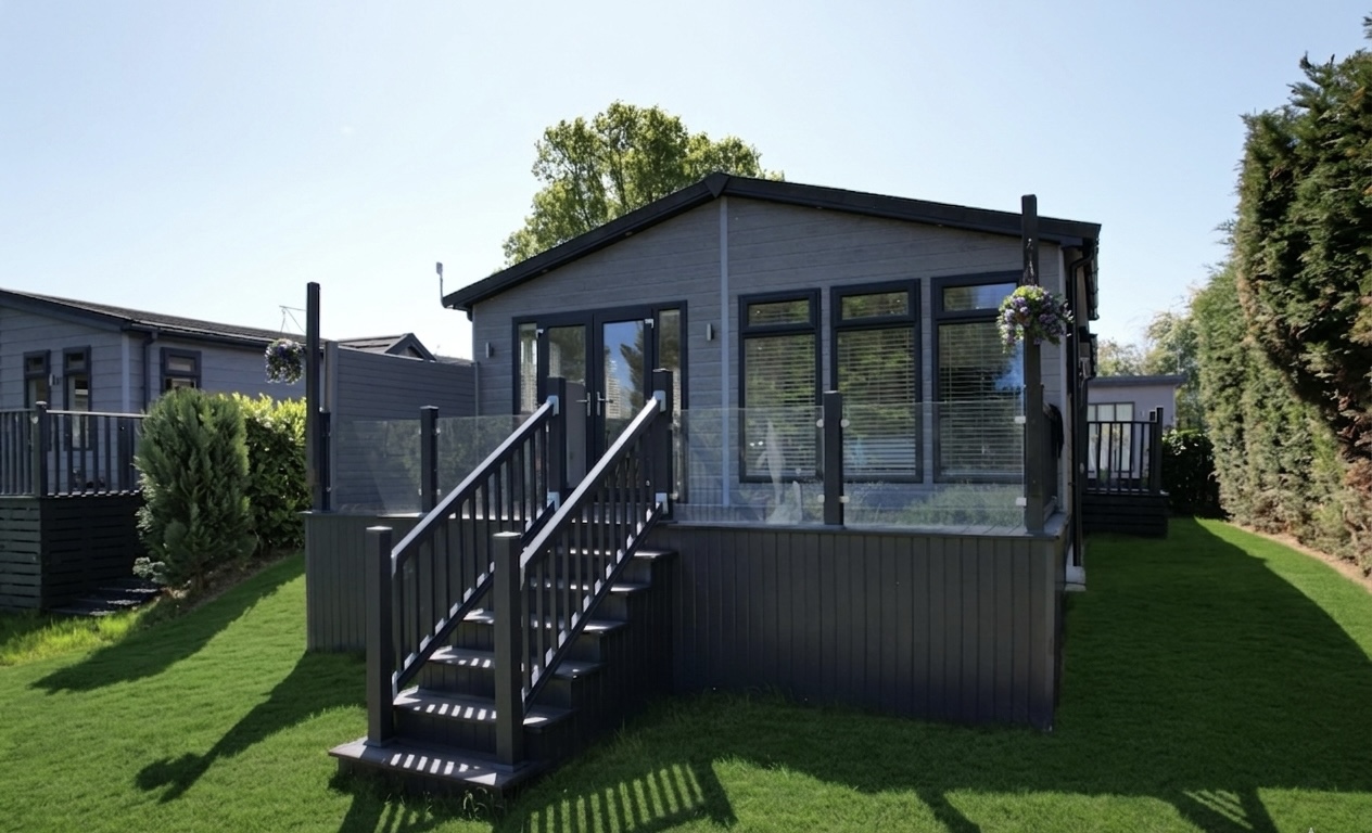 Yorkshire Bespoke lodge exterior