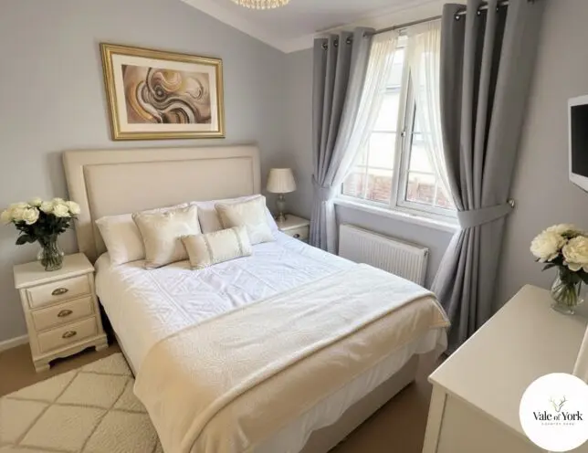 Residential park home living area