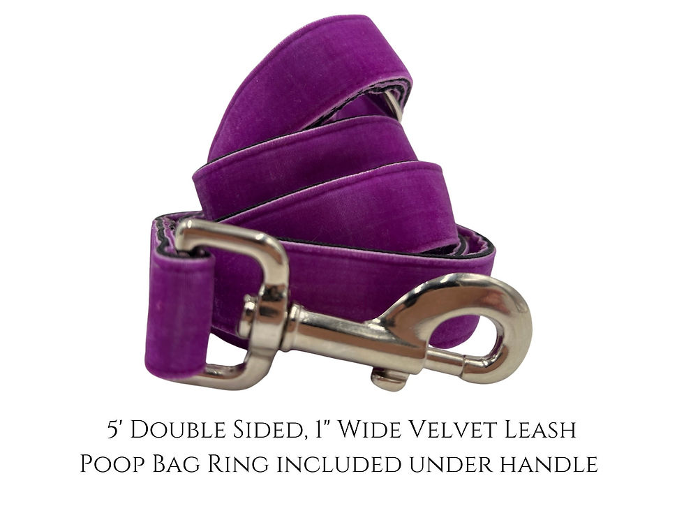 Thumbnail: Passion Flower | Martingale Dog Collar | Satin Lined, Large Breed