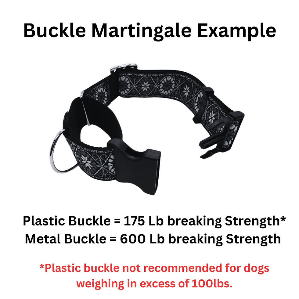 Thumbnail: Jewel | 2" Wide Martingale Dog Collar: Satin Lined, Large Breed