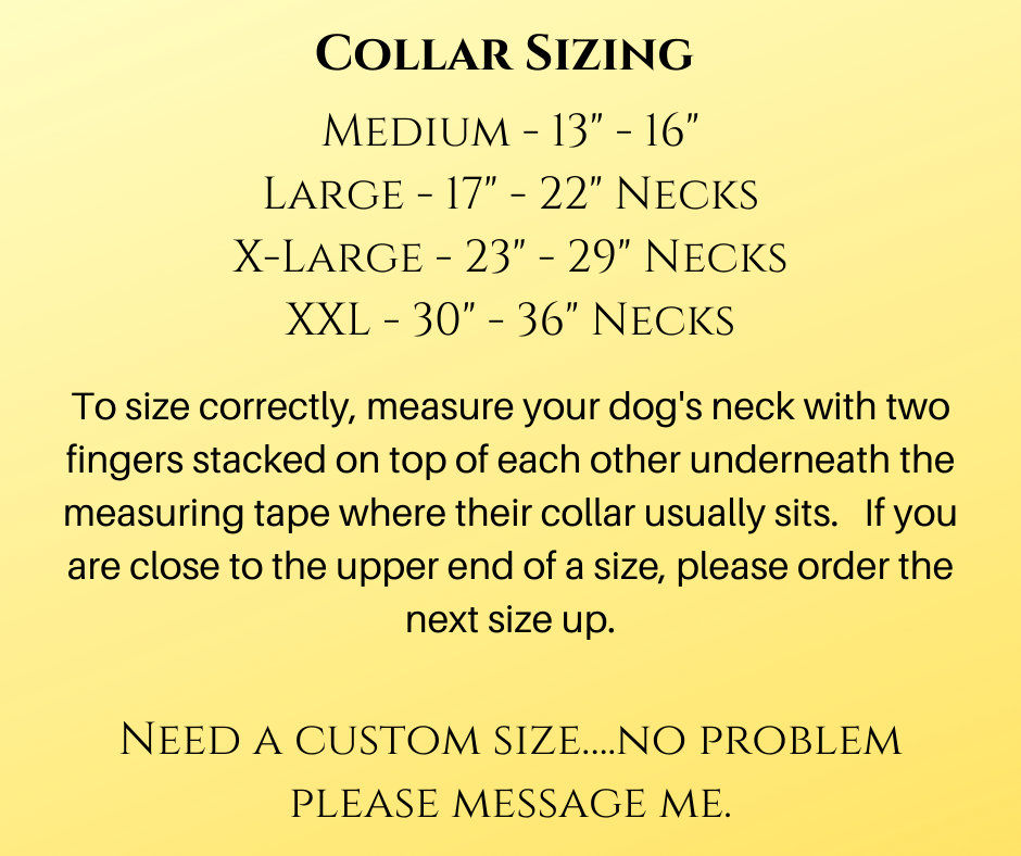 Thumbnail: Flame | 1.5" Wide Dog Collar, Large Breed, Martingale or Buckle