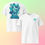 Thumbnail: Chromatic Bloom Organic Cotton Tee | Ethereal Turquoise Variant