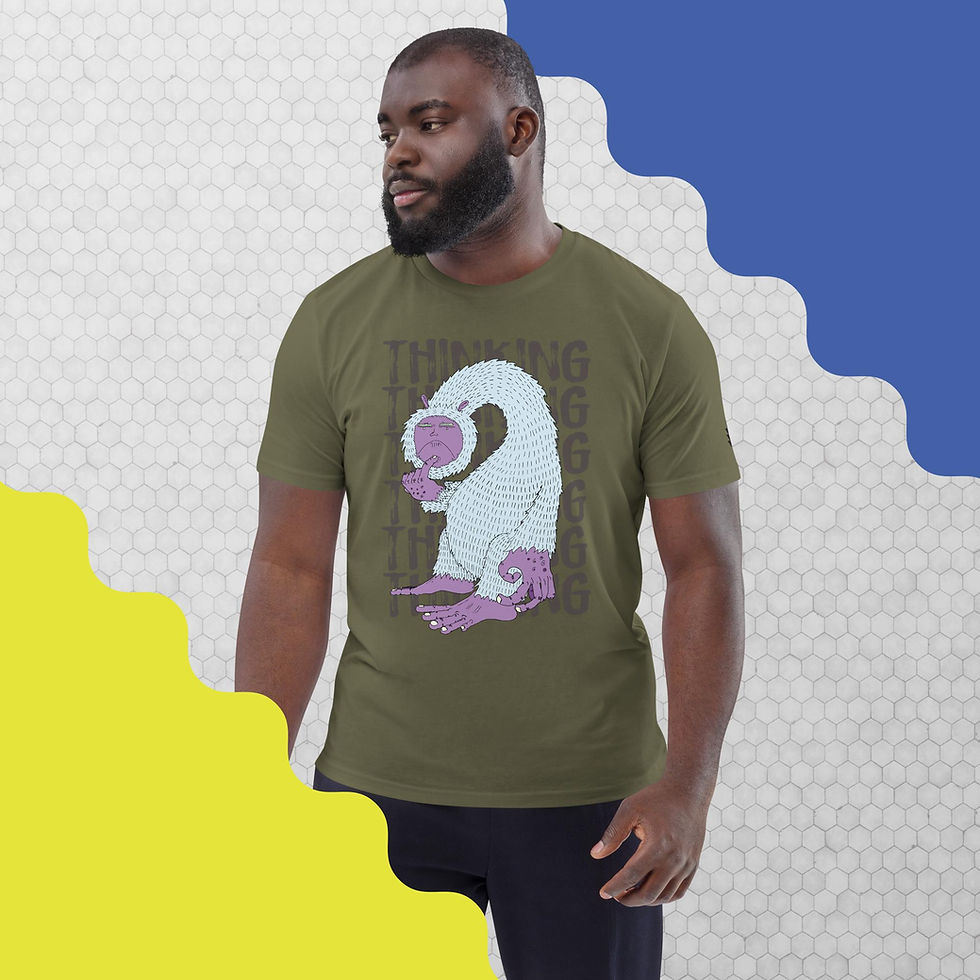 Thumbnail: Thinking Yeti – Men’s Organic Cotton T-Shirt