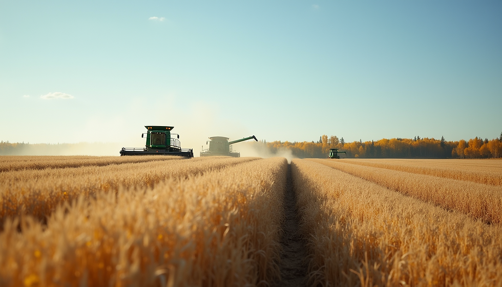 Students harvesting at Campbell Land