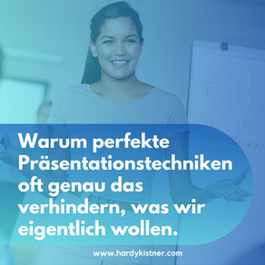 Präsentieren ist kein Technikproblem