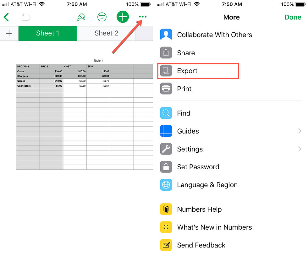 Convert Numbers File To Excel