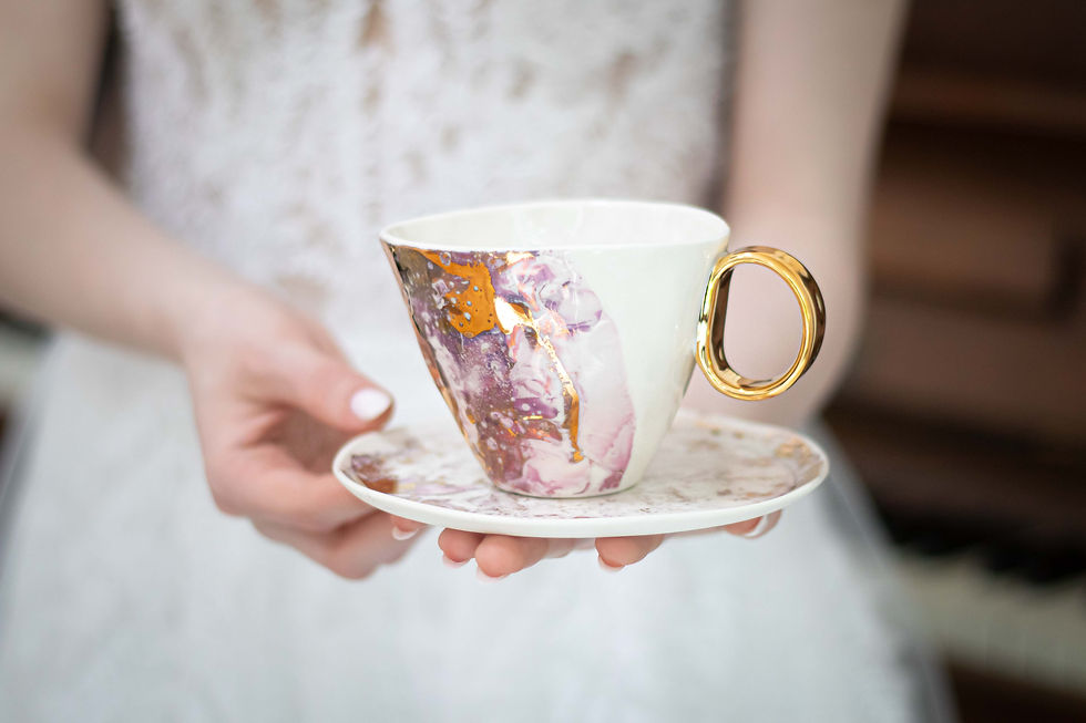 Miniatura: Wenecjanka - porcelanowy kubek 310 ml