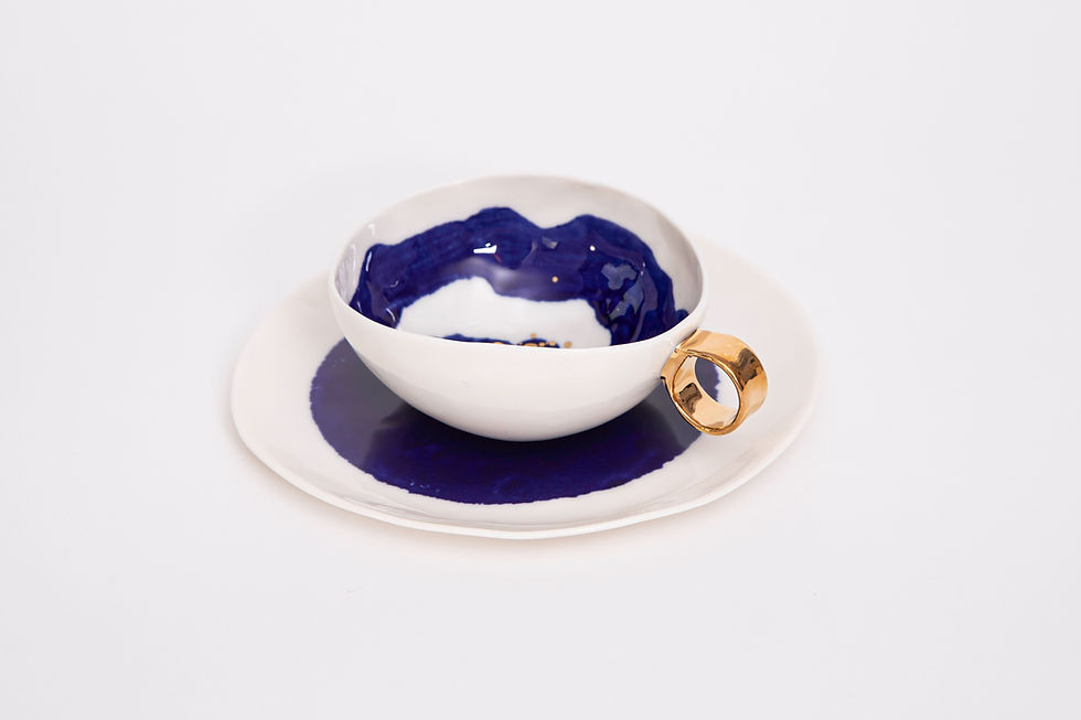 Miniatura: Moja Własna Galaktyka - porcelanowa filiżanka 200ml z talerzykiem