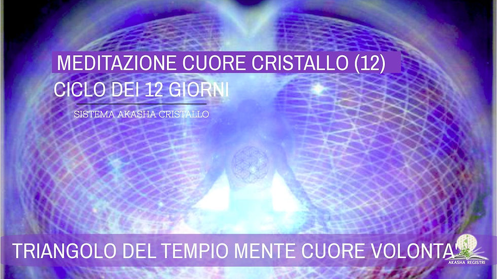 12 MED. IL  TRIANGOLO DELLA COSCIENZA