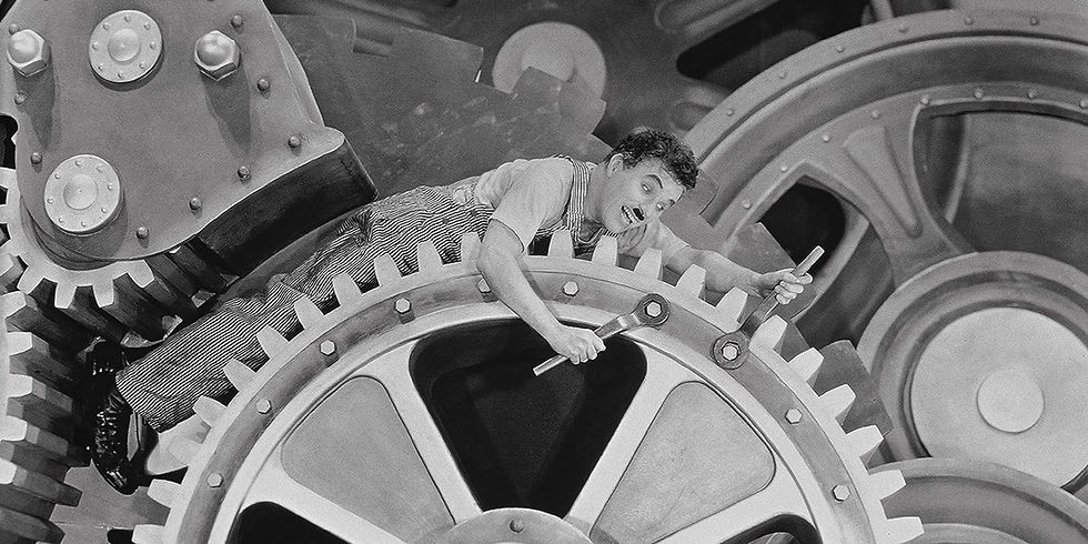 Charlie Chaplin in Modern Times (1936)