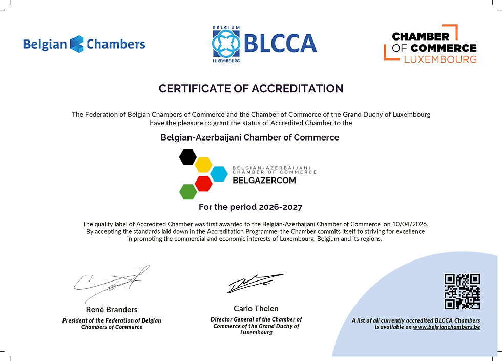 BLCCA Accredition for BELGAZERCOM