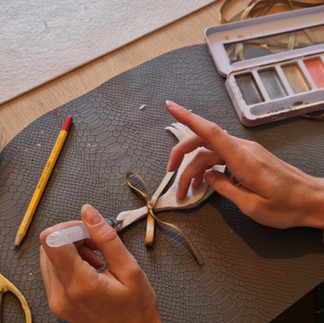 Kerst diy vilt zwaantjes stencil vilt