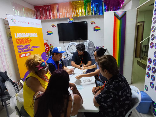 El inicio de los Laboratorios CRECE+ se dio con cinco talleres presenciales de cocreación realizados en las regiones de Callao, Tumbes, Lima Norte, Lima Este y Lima Centro.