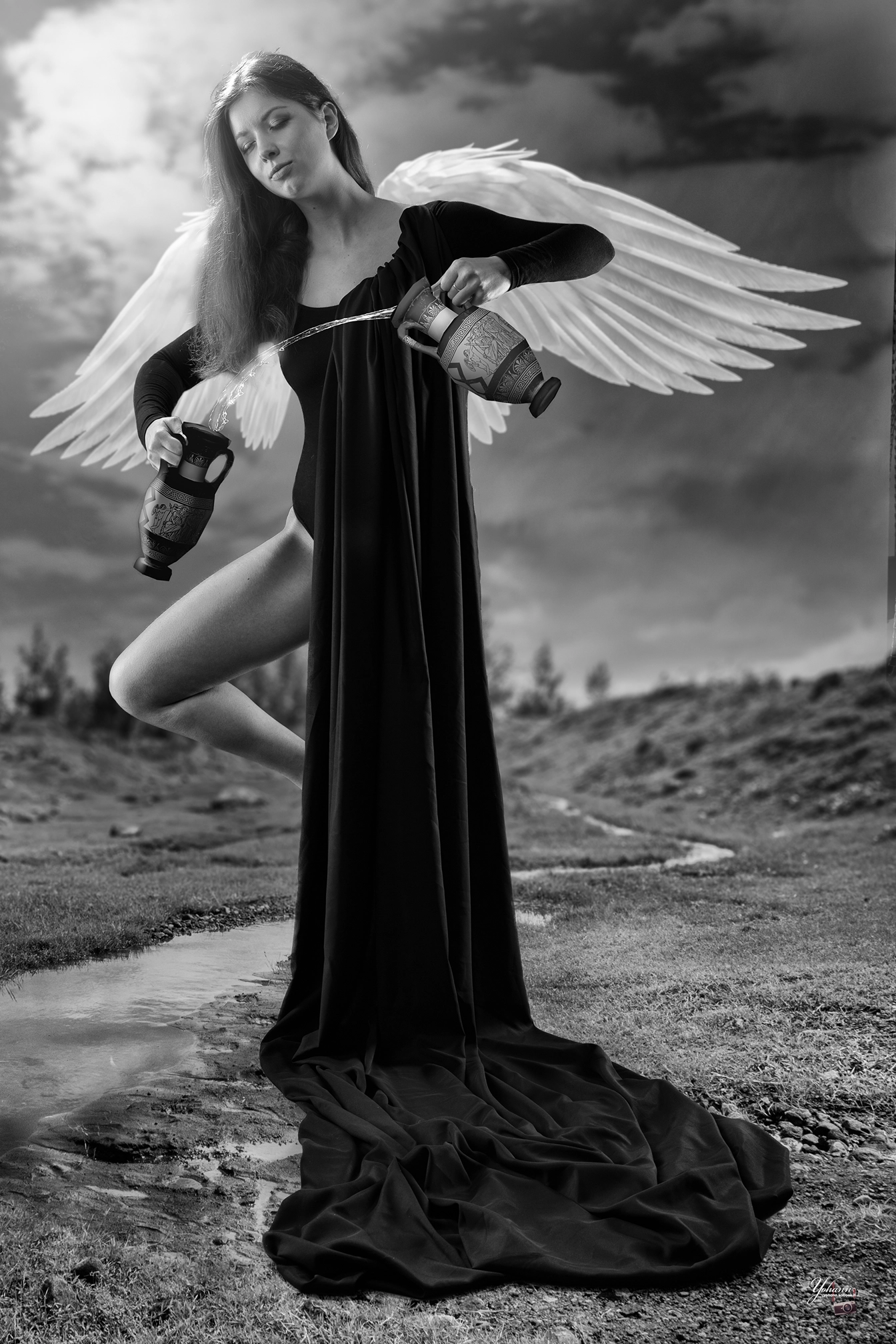Une photo inspirée de la carte de la Justice du tarot par Yes Photographies