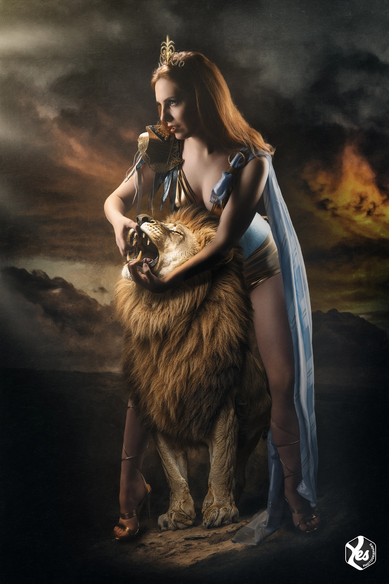 Une photo inspirée de la carte de la Justice du tarot par Yes Photographies