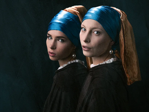 Un duo de jeunes filles à la perle magnifique dans le studio de Yes Photographies