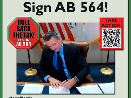 California Lawmakers Advance Legislation to Governor’s Desk Halting Tax Hike on Commercially Available Cannabis Products