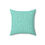 Thumbnail: Elegant Geometric Spun Polyester Square Pillow for Modern Decor- Robins Egg