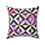 Thumbnail: Modern Geometric Faux Suede Pillow - Stylish Accent for Home Decor