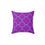 Thumbnail: Modern Geometric Purple Pillow - Stylish Home Decor Purple & Sky