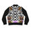 Thumbnail: Women's Bomber Jacket - Floral & Geometric Art Design