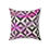 Thumbnail: Modern Geometric Faux Suede Pillow - Stylish Accent for Home Decor