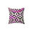 Thumbnail: Modern Geometric Faux Suede Pillow - Stylish Accent for Home Decor