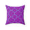Thumbnail: Modern Geometric Purple Pillow - Stylish Home Decor Purple & Sky
