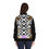 Thumbnail: Women's Bomber Jacket - Floral & Geometric Art Design