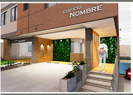 Ingreso edificio familia Maldonado