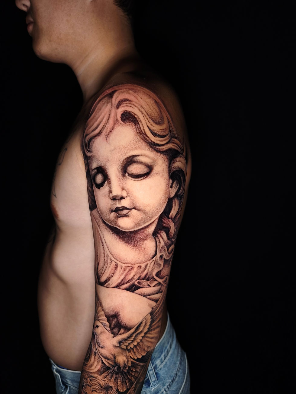 Custom realism tattoo at Tattoo Mood Studio Pattaya