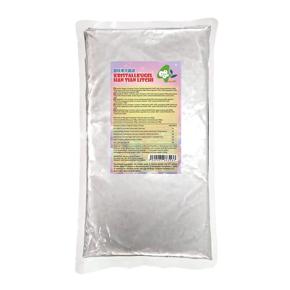 Litschi Kristallkugel Hantian Bubble Tea