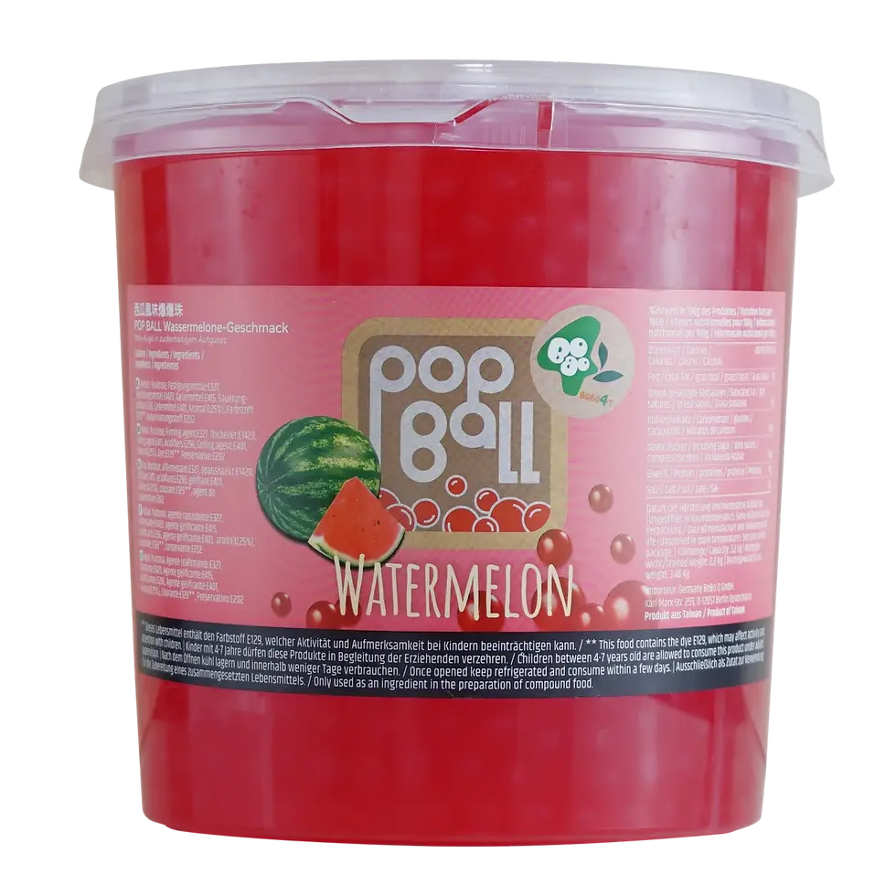 Wassermelone Boba für Bubble Tea