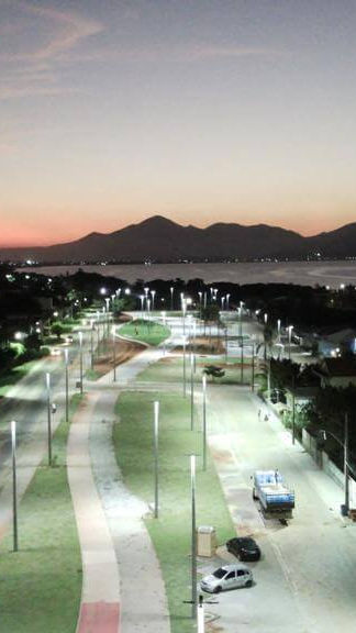 Avenida Litorânea em Saquarema - iluminação
