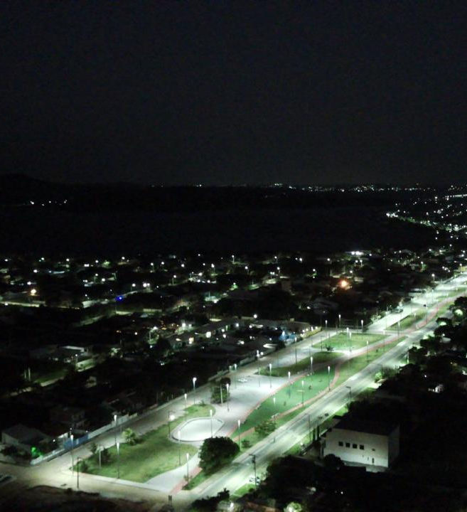 Avenida Litorânea em Saquarema - iluminação