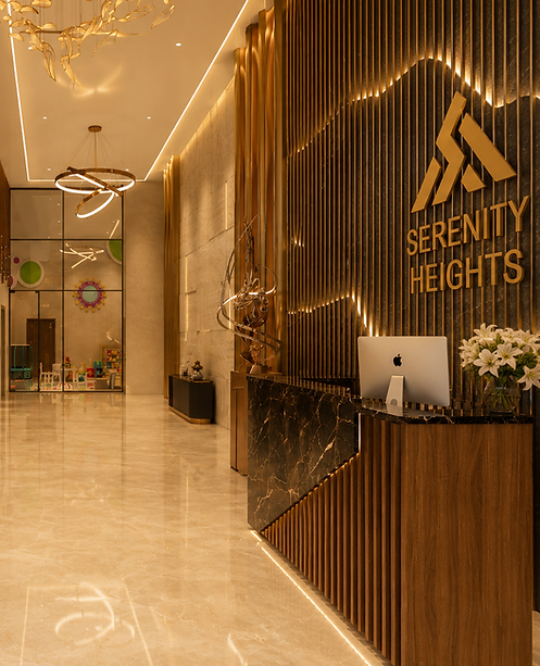 A spacious entrance lobby that sets the tone for home.