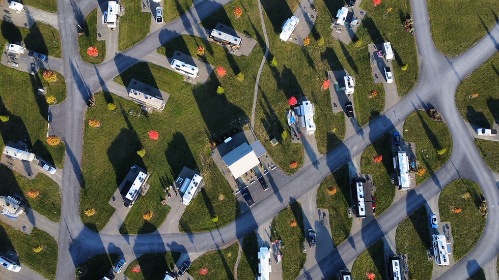 Aerial View of Park