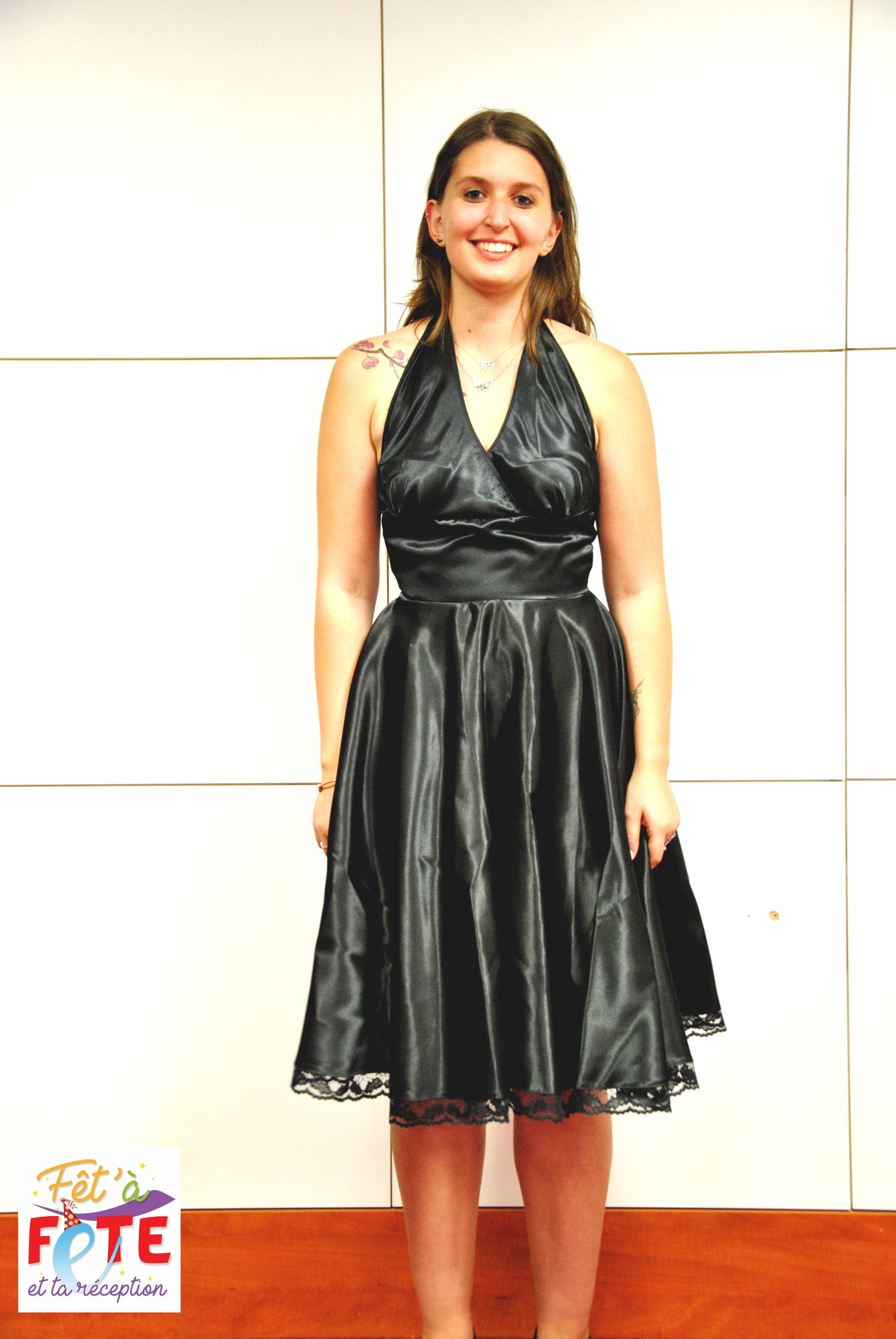 ROBE MARYLINE NOIR ADULTE