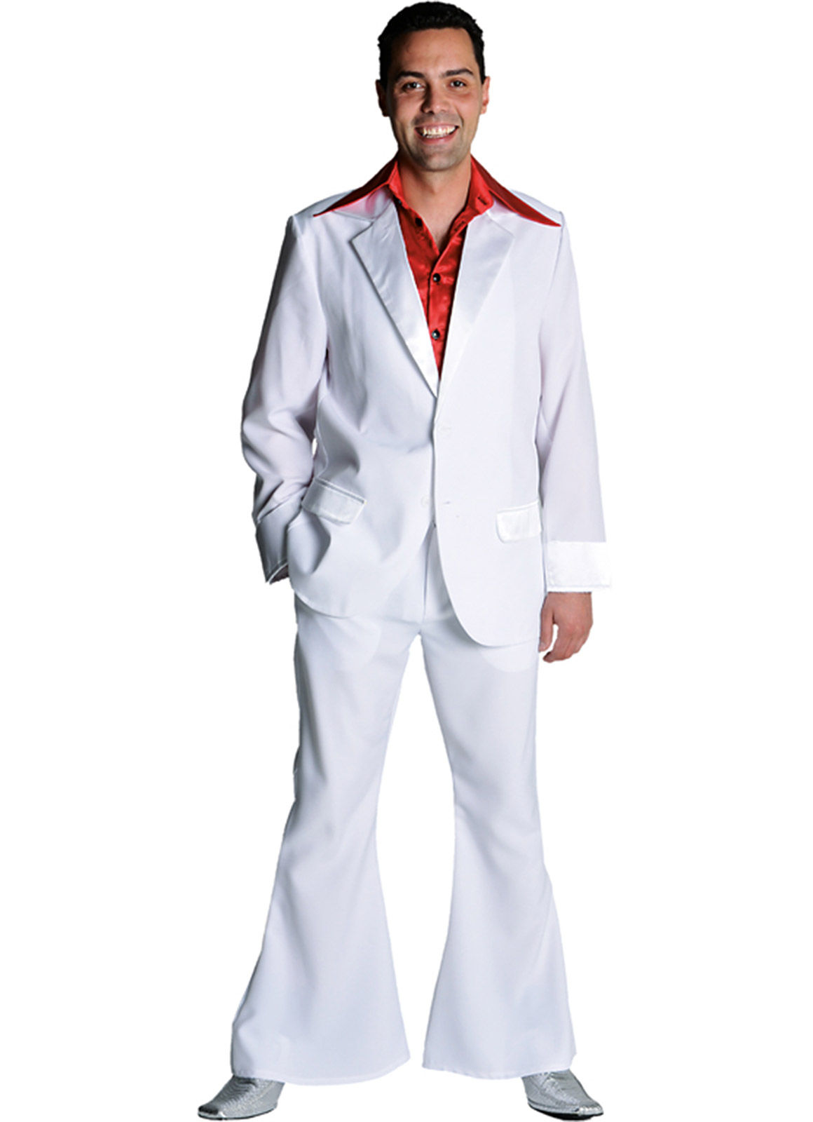 COSTUME ANNEE 70 BLANC