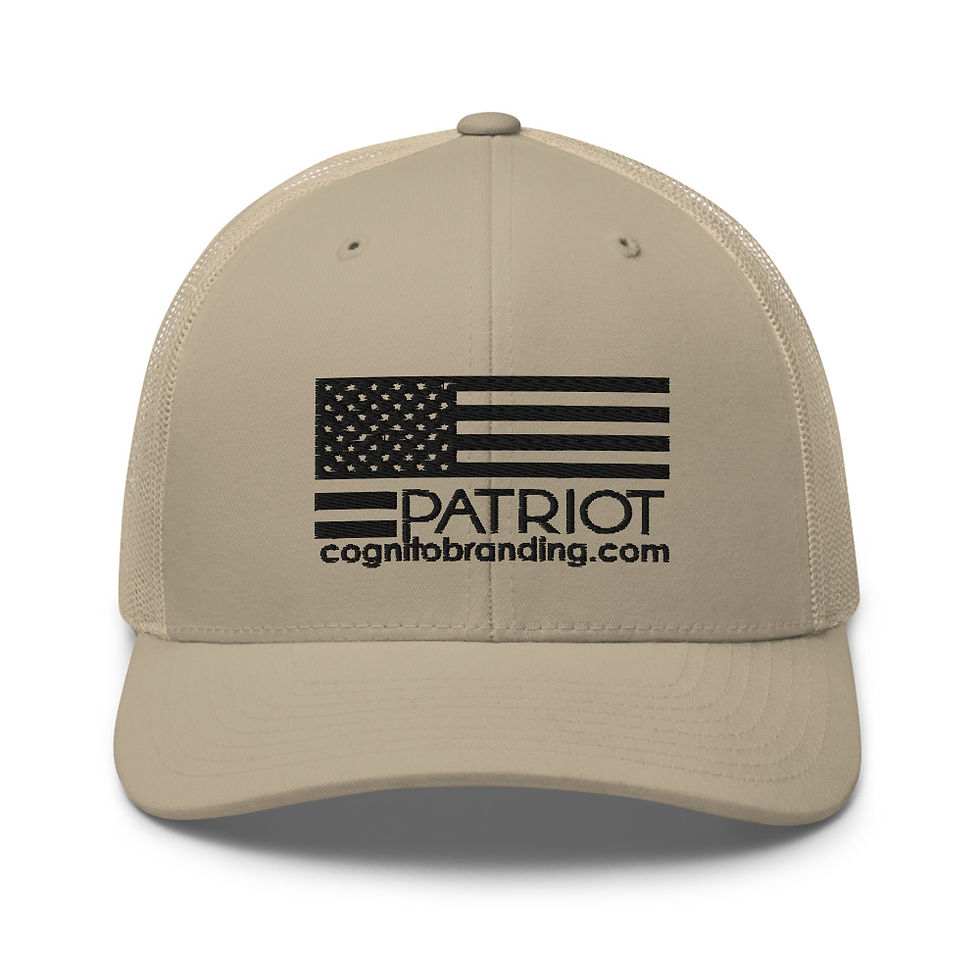 Thumbnail: Patriot Trucker (Black Embroidery)