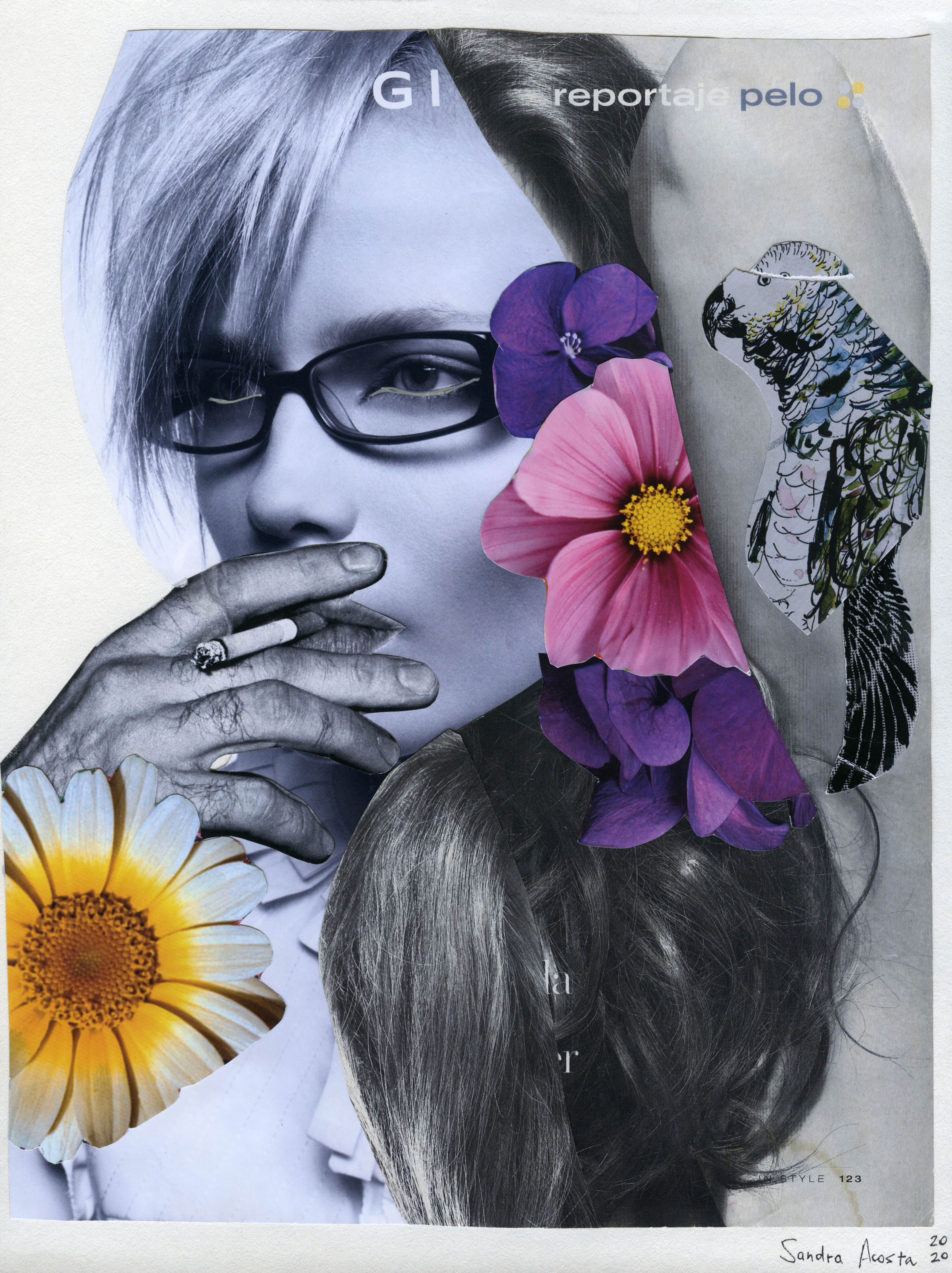 "Paris" - Print de Arte em Colagem