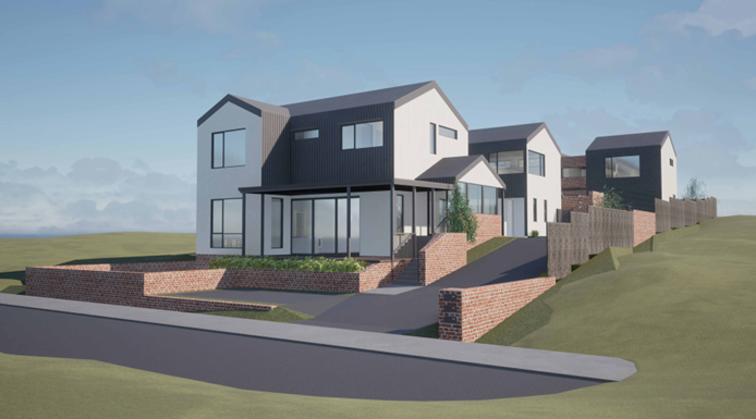 Multi unit subdivision in Albany , Western Australia under constrction by demco civil 