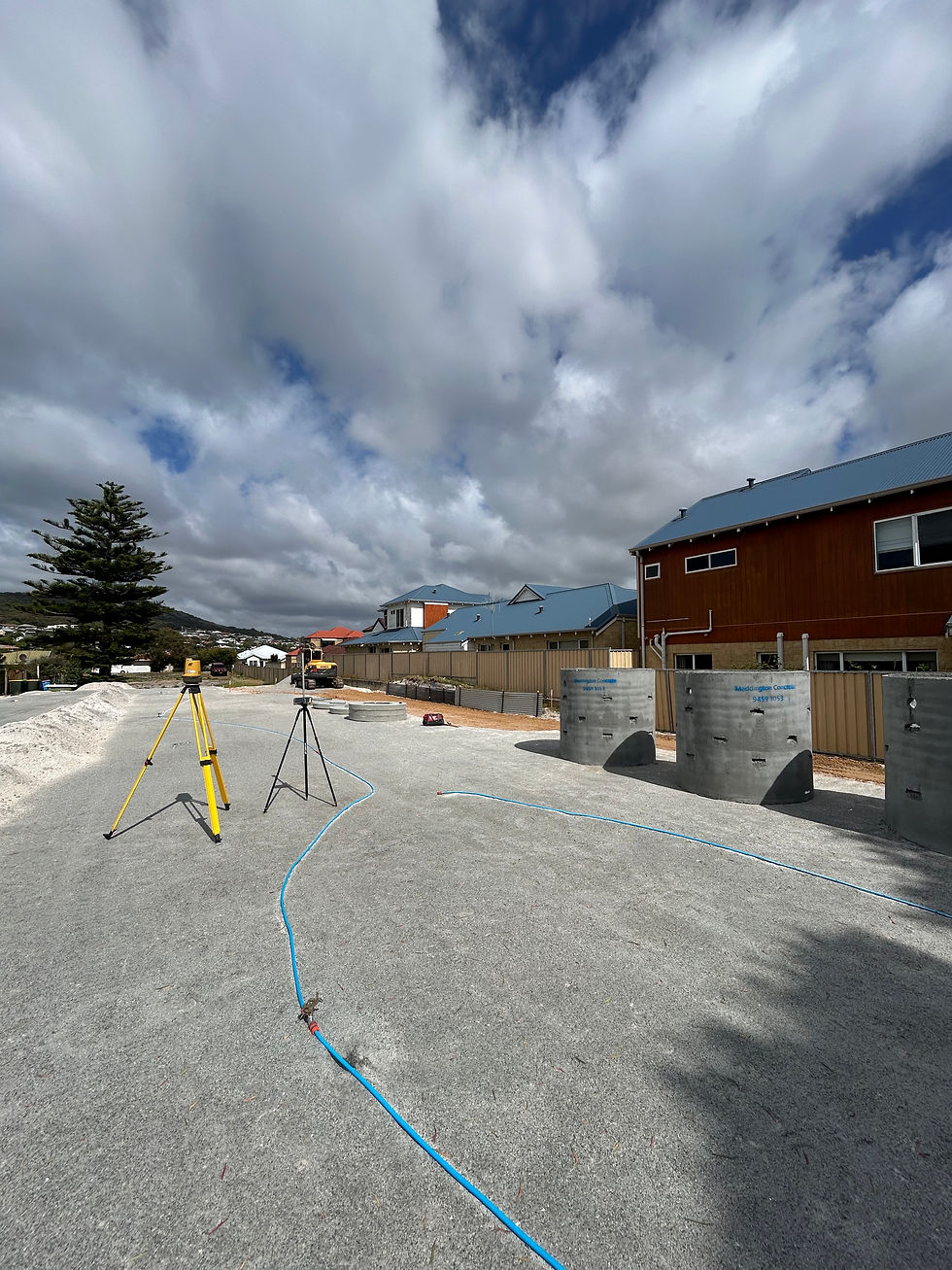 Bulk earthworks and drainge for wishart homes in Albany WA