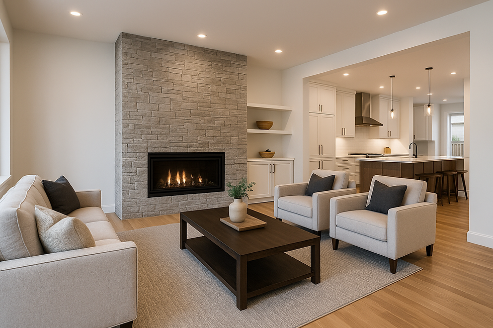 Modern Living Room with Stone Fireplace.png