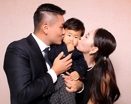 GC Photo Booth Wedding Booth with a Skin Colored Backdrop