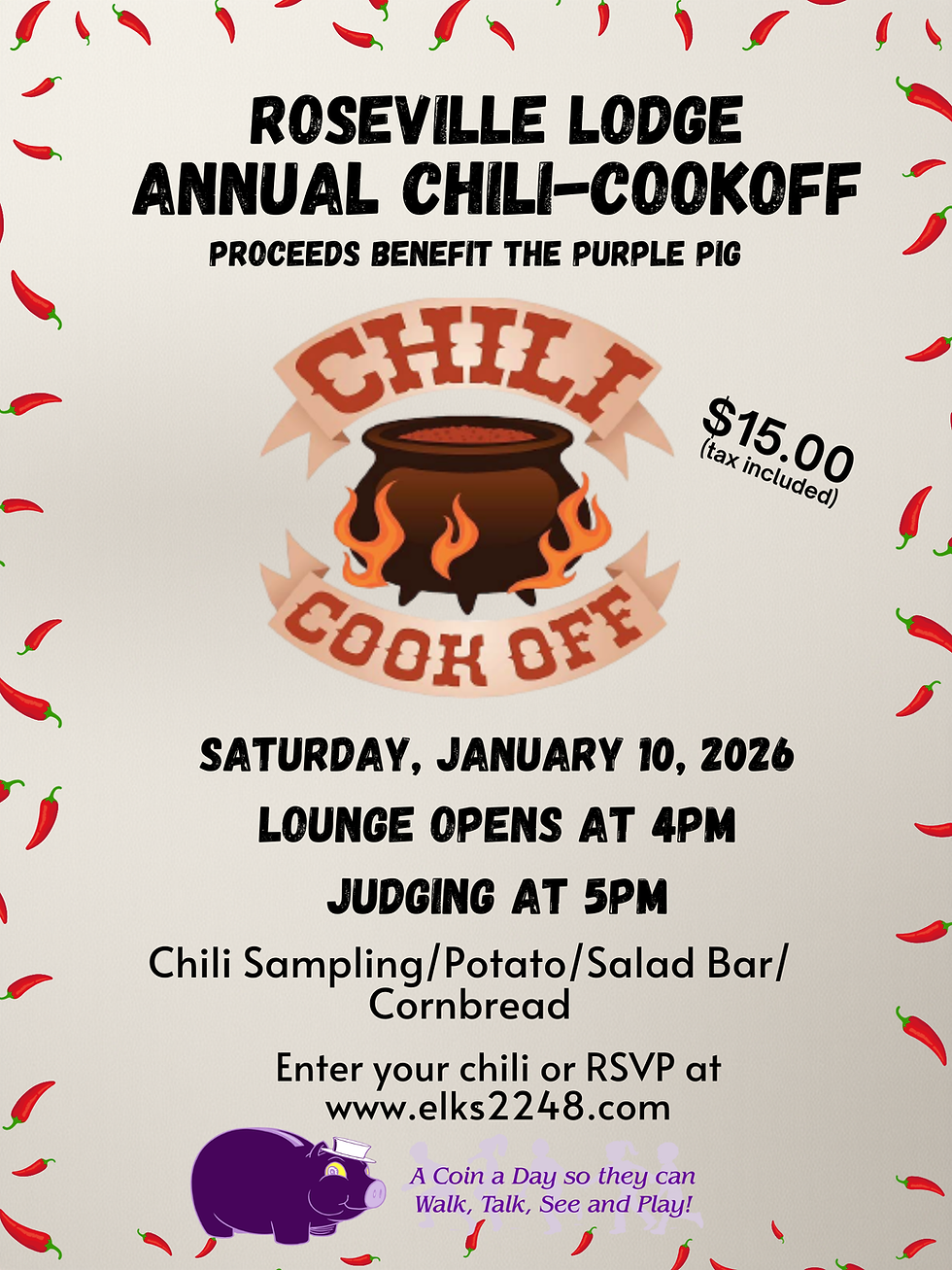 Chili Cook-Off - January 10th