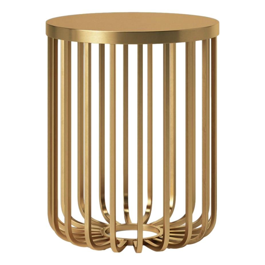 Gold Opened Side Tables
